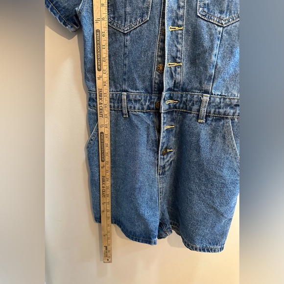 Lioness "U Know What's Up" Denim Romper Size M Princess Polly - Picture 8 of 9
